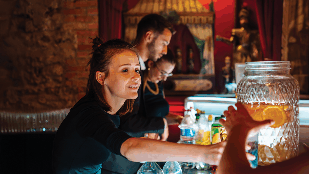 Image d 'une barman